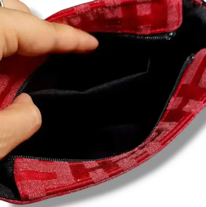 fodera in cotone con tasche interne
