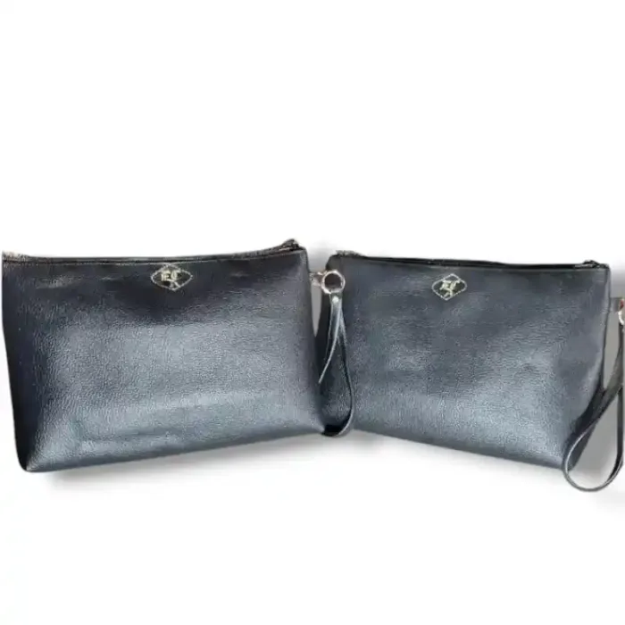 vista posteriore pochette ecopelle